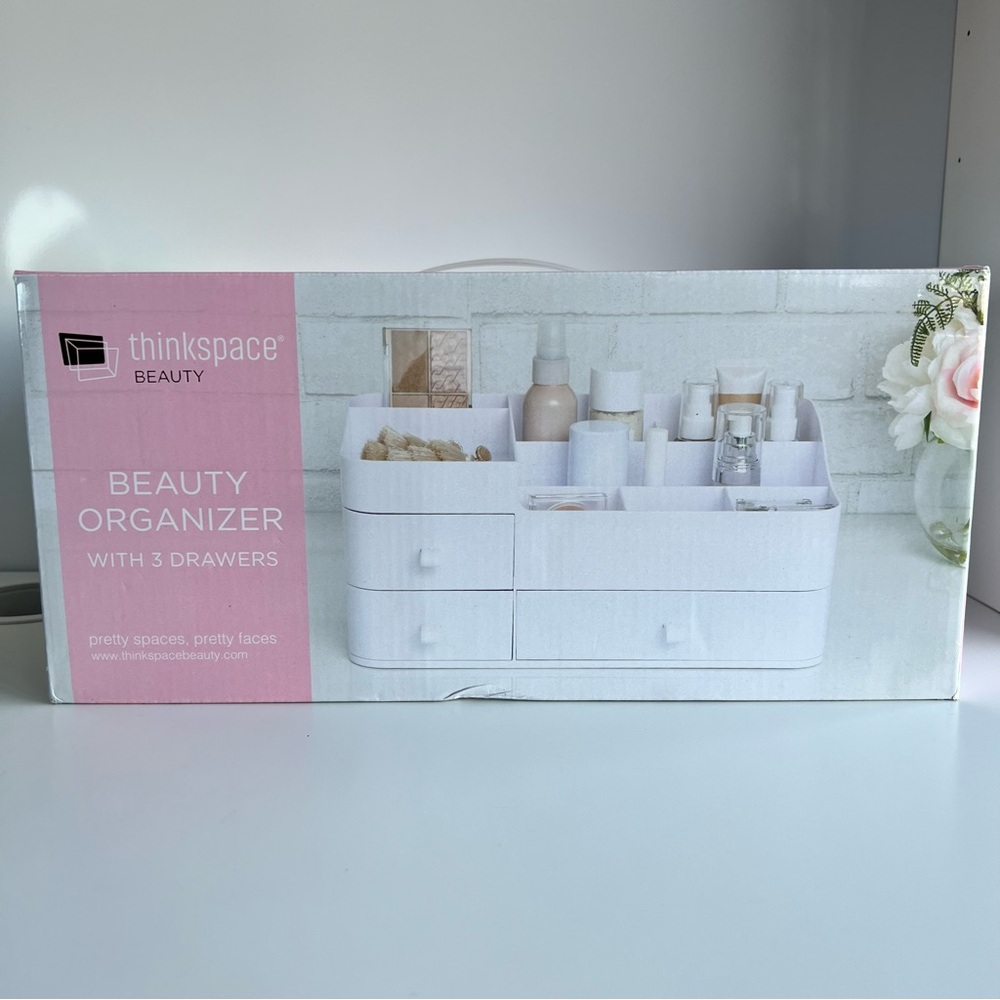 Thinkspace Beauty Beauty Organizer w/ 3 Drawers